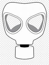 Mask Gas Clipart Drawing Easy Big Pinclipart sketch template