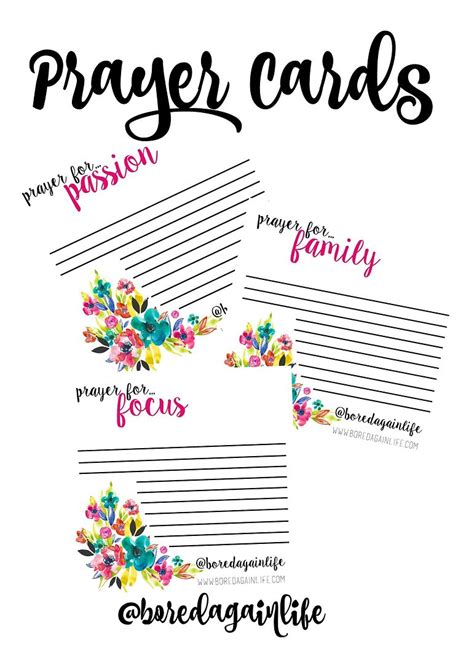 fervent prayer cards