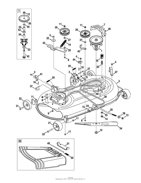 mtd arps   pyt arps  parts diagram  mower deck
