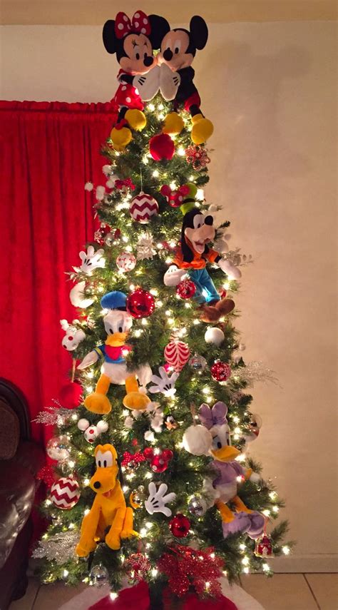 disney decorated christmas tree