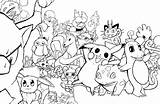 Pokemon Coloring Pages Legendary Group Getcoloringpages Fire sketch template