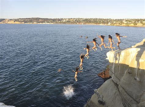 jumping   cliff