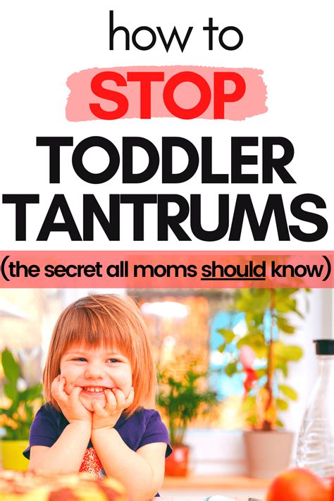 How To Stop Temper Tantrums The Secret That All Moms Should Know