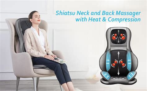comfier shiatsu neck and back massager 2d 3d kneading full