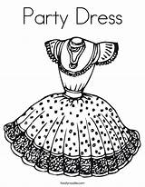 Coloring Dress Pages Party Girls Printable Gown Summer Colouring Dresses Color Print Drawing Girl Dress4 Kids Printables Sheets Costume Getdrawings sketch template