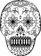 Coloring Muertos Los Dia Pages Popular sketch template