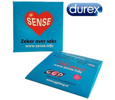Condoom Verpakking Met Eigen Opdruk En Durex Condoom Spraakmakend