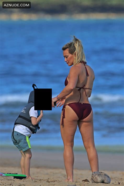 Hilary Duff Sexy Body On The Beach In Miami Aznude