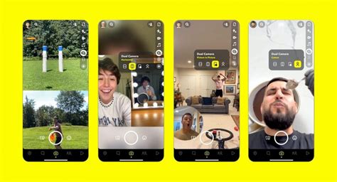 snapchat launches dual camera feature