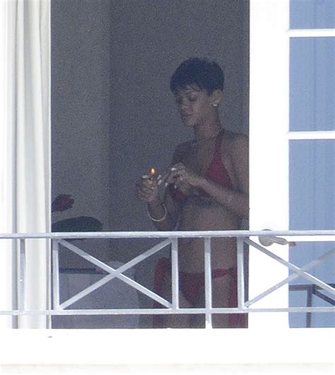 rihanna full naked candids in barbados celebrities
