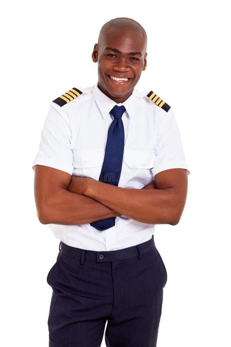handsome african pilot stock image image  pilot black