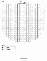 Coloring Emoji Devil Division Worksheet Coloringsquared Math Squared sketch template