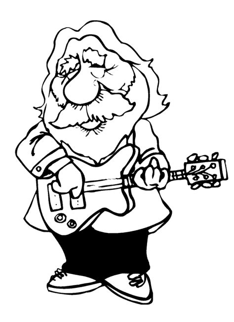 coloring pages  guitar coloring pages sheets