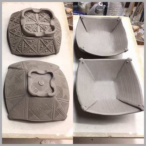 hand built pottery templates
