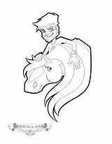 Horseland Coloring Pages Fun Kids sketch template