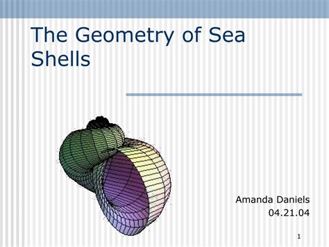 geometry  sea shells powerpoint    id