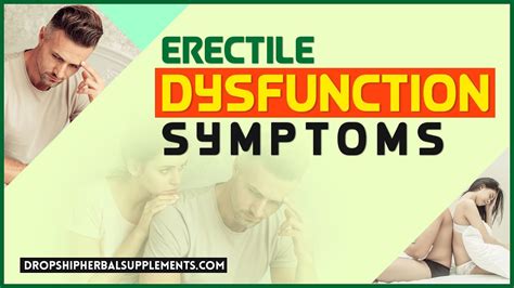 erectile dysfunction symptoms natural treatment for male