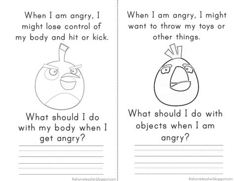 child anger management activities