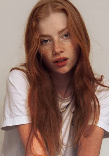 Redhead Model Freckles Tumblr