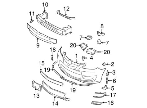 coffe mazda mazda  body parts diagram