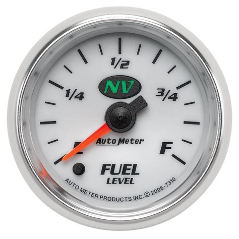 autometer  gauge fuel level     programmable nv autoplicity