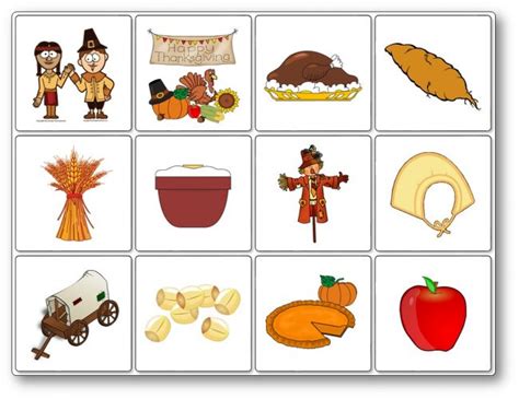 thanksgiving printables  kindergarten esl thanksgiving games