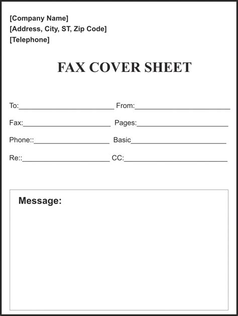 create  fax cover letter  word  latest news