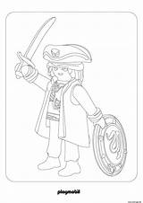 Playmobil Coloriage sketch template