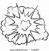 Explosion Coloring Clipart Drawings Designlooter sketch template