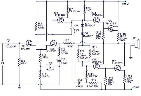subwoofer amplifier circuit audio wiring diagram