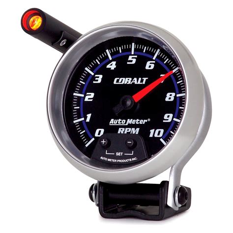 auto meter  cobalt series   pedestal tachometer gauge  external quick lite