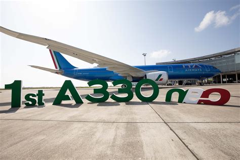 ita airways takes delivery   st airbus aneo