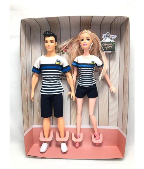 Barbie And Ken Couple Doll Set Navy Blue White Doll Buy