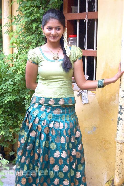 actress reshmi menon stills in pavadai chattai dress