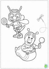 Coloring Dinokids Fifi Flowertots Close Print sketch template