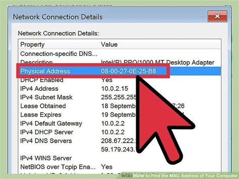 how to check mac address of pc howto techno