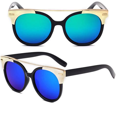 wholesale designer replica womens men sunglasses trendy mirror lens