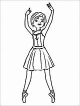 Coloring Leap Pages Ballerina Kids Printable Colouring Book Ballet Websincloud Activities sketch template