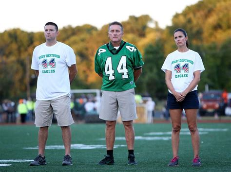 west deptford coach wears jersey  game   player  died