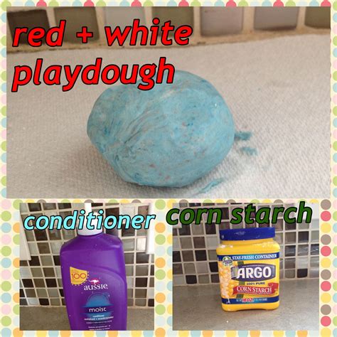 red white play dough  softest play dough