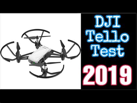 dji tello drone test youtube
