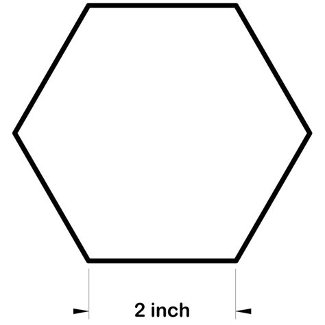 hexagon printable template