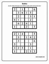 Sudoku 6x6 Easy Printable Puzzles Worksheets Worksheet sketch template