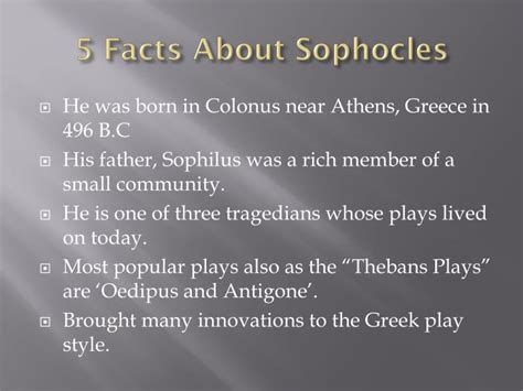 ppt sophocles powerpoint presentation id 2186460