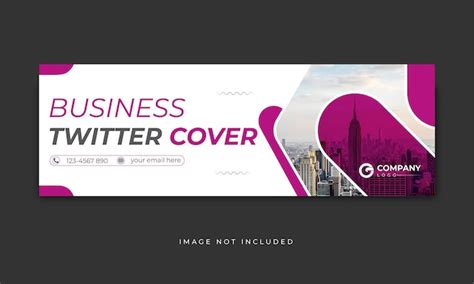 premium vector twitter cover  banner design  business