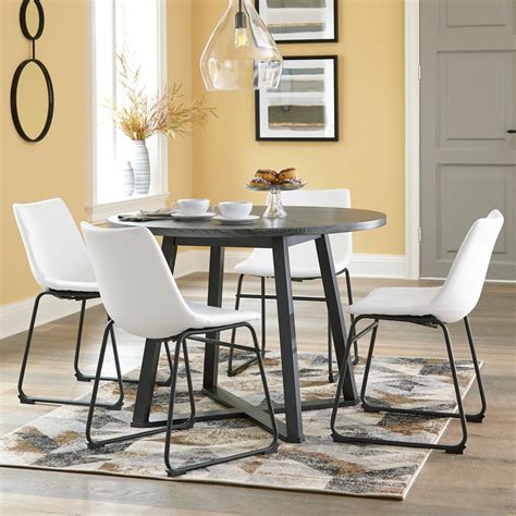 signature design  ashley centiar  piece  dining table set