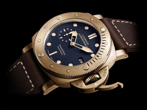 Panerai Brings Out The Precious Metals With Submersibles In Bronze And