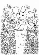 Coloring Mouse Kids Pages Print Cute Children Adult Printable Coloringbay Animals Justcolor sketch template
