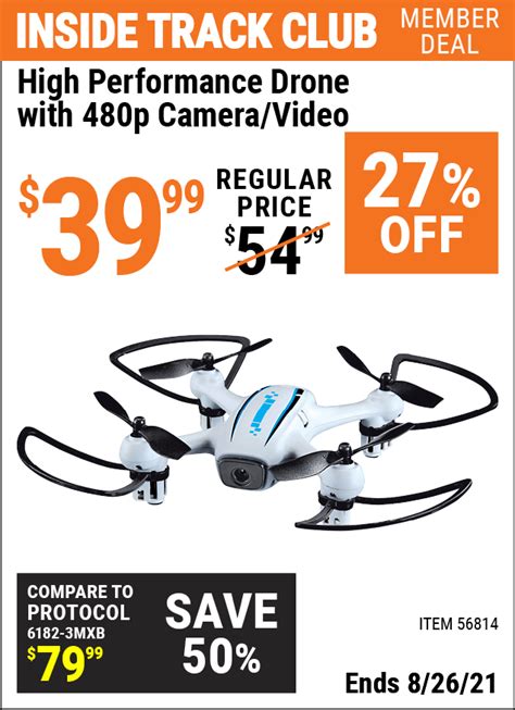 high performance drone  p cameravideo   harbor freight coupons