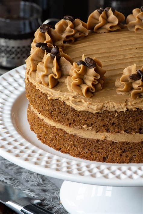 easy coffee cake  delicious    coffee sponge topped